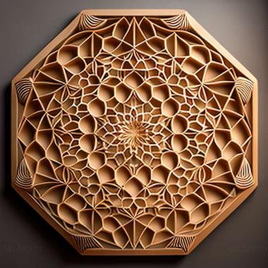 3D model sacred geometry (STL)